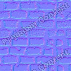 Seamless Textures of Wall Bricks + Normal & Bump Mapping 